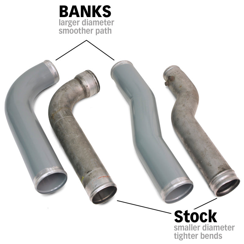 GBE25990-Banks 07-09 Ram 6.7L Diesel Boost Tube System-Intercooler Ducting-Banks Power