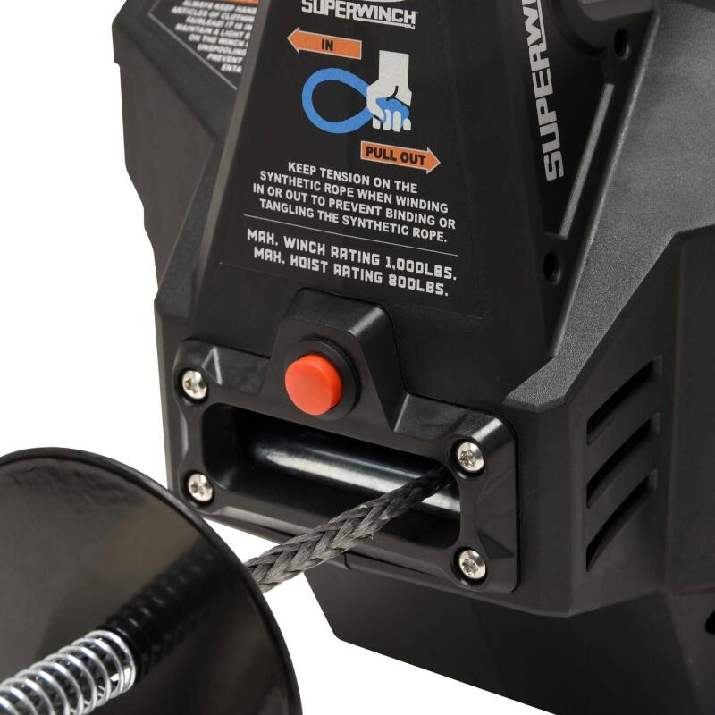 SUW1710001-Superwinch Hand Hauler 1000 Winch 24 VDC 1000 lbs Line Pull Soft Shackle Rope End Safely-Winch Kit-Superwinch