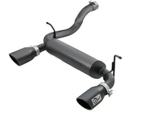 Load image into Gallery viewer, aFe aFe Rebel Series 2.5in 409 SS Axle-Back Exhaust w/ Black Tips 2018+ Jeep Wrangler (JL) V6 3.6L