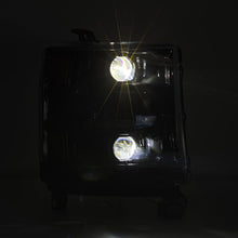 Load image into Gallery viewer, AlphaRex 16-18 Chevy 1500HD LUXX LED Proj Headlights Alpha-BK w/Seq Atv Lgt / SeqSig (Req PN 810023)-Headlights-AlphaRex