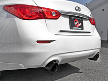 Load image into Gallery viewer, aFe aFe Takeda 2.5in 304 SS Cat-Back Exhaust System w/ Black Tips 16-18 Infiniti Q50 V6-3.0L (tt)