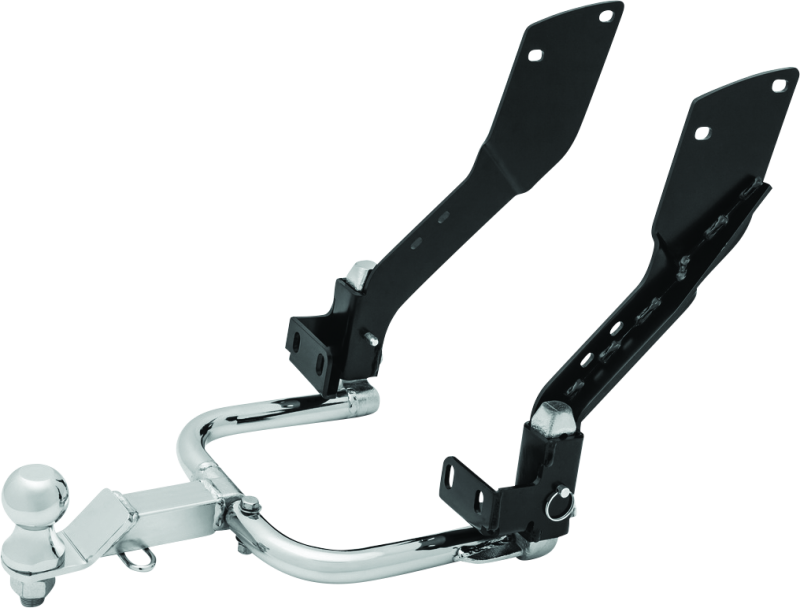 KUR7657-Kuryakyn Receiver Hitch 14-up Touring Models Black & Chrome-Hitch Receivers-Kuryakyn