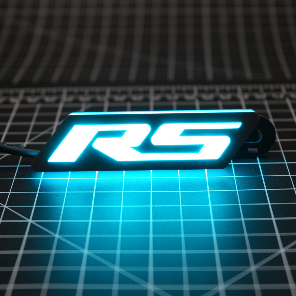 -RS LED Emblem Badge: Multicolor-Illuminated LED Emblems-RGB Halo Kits