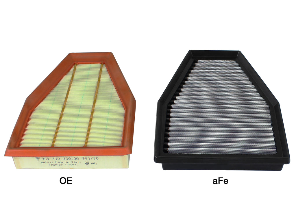 aFe aFe Magnum FLOW OE Replacement Air Filter Pro DRY S 12-15 Porsche 911 (991) H6 3.4L/3.8L