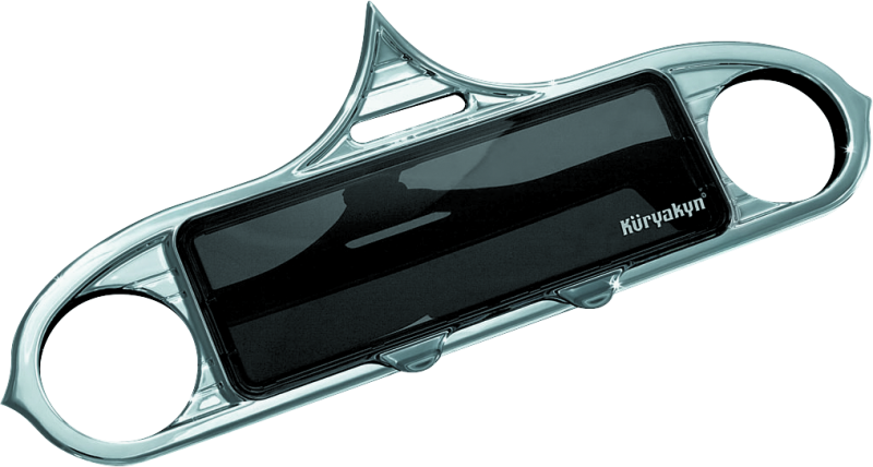 KUR3765-Kuryakyn Stereo Accent 96-13 FL Touring Models Chrome-Exterior Trim-Kuryakyn
