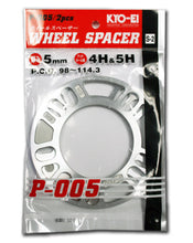 Load image into Gallery viewer, PJKW005UP-Project Kics 5MM Universal Spacers (2 Pk)-Wheel Spacers &amp; Adapters-Project Kics