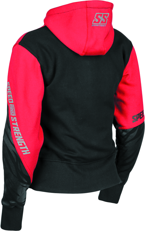 SAS884448-Speed and Strength Cat Outa Hell Hoody Red/Black Womens - XS-Sweatshirts-Speed and Strength