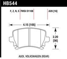 Load image into Gallery viewer, Hawk 06 Audi A6 Quattro Avant/06-09 A6 Quattro HT-10 Rear Brake Pads-Brake Pads - Racing-Hawk Performance