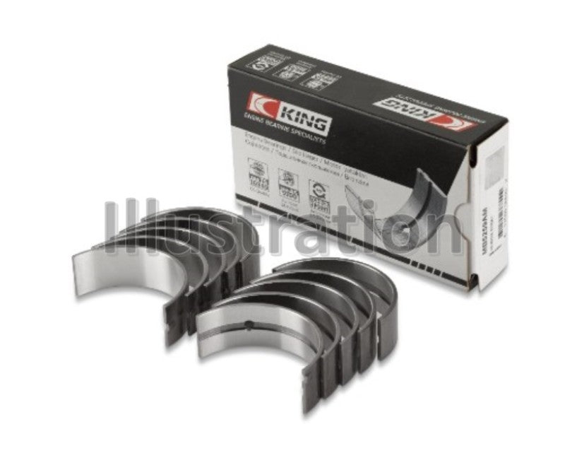King AMC / Jeep 390 & 401 (STD Size) Crankshaft Main Bearing Set-Bearings-King Engine Bearings