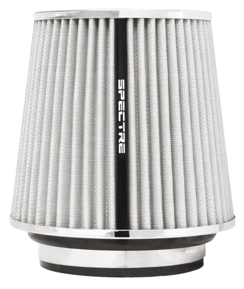 SPE8138-Spectre Adjustable Conical Air Filter 5-1/2in. Tall (Fits 3in. / 3-1/2in. / 4in. Tubes) - White-Air Filters - Universal Fit-Spectre