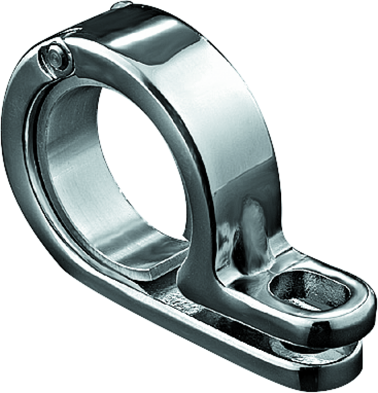 KUR4017-Kuryakyn P-Clamp 1-1/2in - 1-5/8in P-Clamp Chrome-Handlebars-Kuryakyn