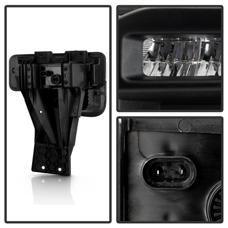 SPY9051135-Spyder 20-22 Ford F250/F350 Super Duty OEM Full LED Fog Lights W/ Switch - Clear-Fog Lights-SPYDER
