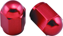 Load image into Gallery viewer, BKM151689-BikeMaster Valve Caps Aluminum (6 Pair) - Red-Wheel Accessories-Bike Master