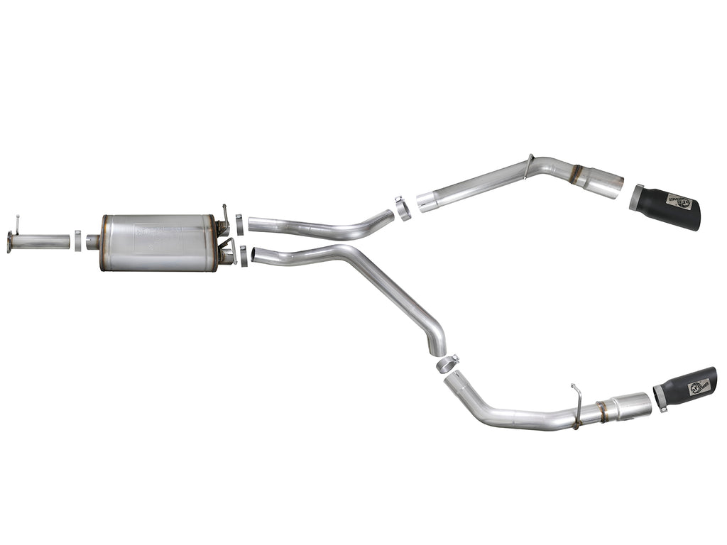 aFe aFe MACH Force-Xp 3in 409 SS Cat-Back Exhaust 2019 RAM 1500 V8-5.7L w/ Black Tip