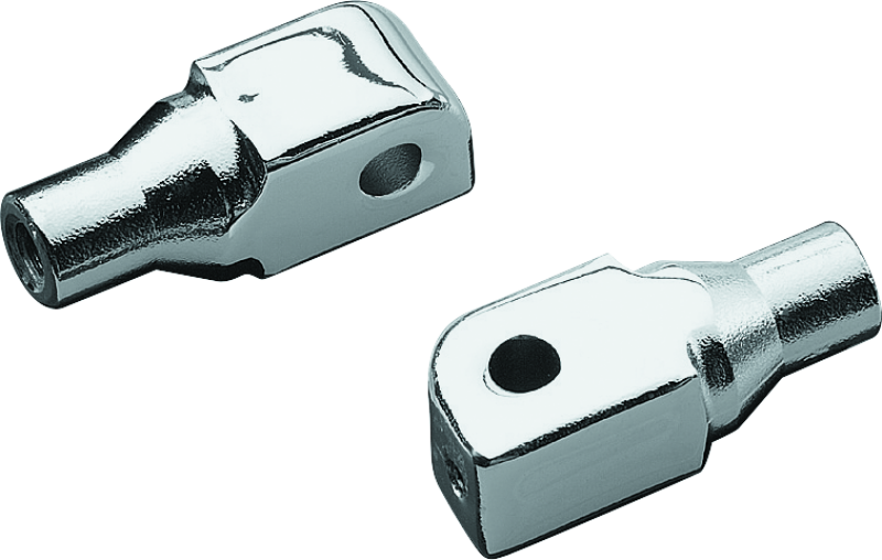 KUR8802-Kuryakyn Tapered Peg Adapter Honda Rear Chrome-Footpegs-Kuryakyn