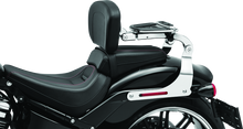 Load image into Gallery viewer, KUR7081-Kuryakyn Fixed Mounts Multi-Purpose Driver &amp; Passenger Backrest 18-Up Softail Black-Seats-Kuryakyn