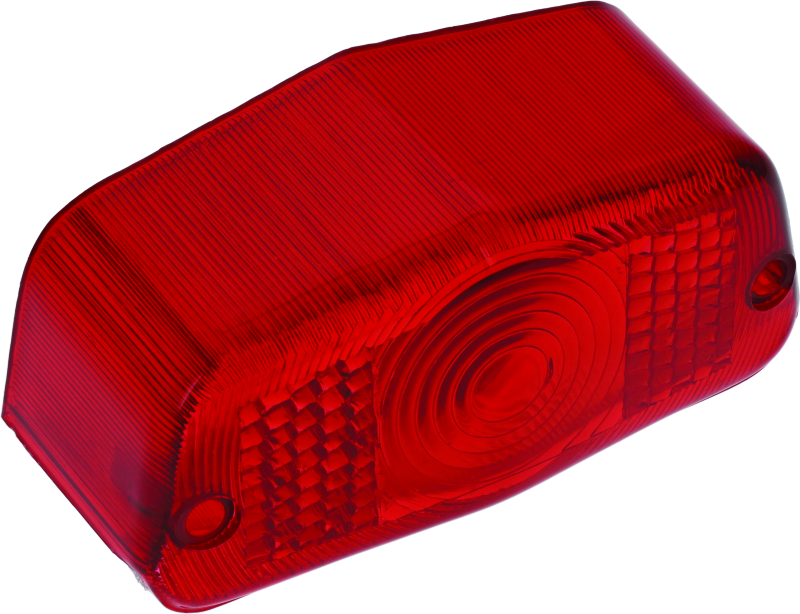 BKC200221-Bikers Choice Small Custom Tail Lamp Lamp Replacement Lens Lucas Style Red-Tail Lights-Bikers Choice