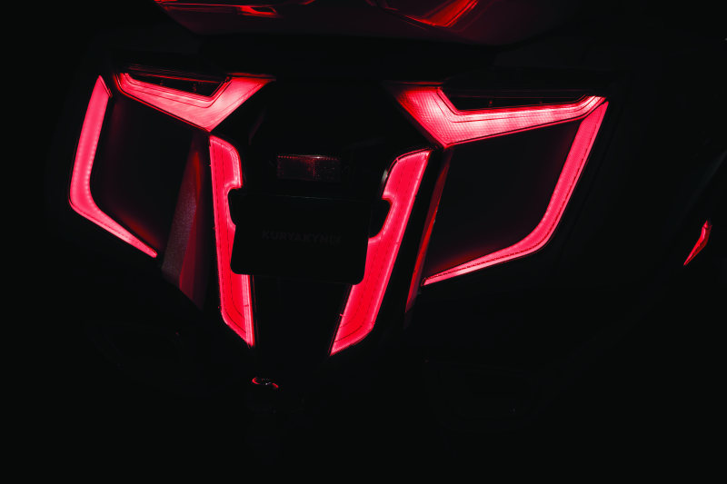 KUR3259-Kuryakyn Omni L.E.D Rear Fender Cover 18-20 GL1800 Satin Black-Exterior Trim-Kuryakyn