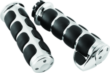 Load image into Gallery viewer, KUR6212-Kuryakyn Premium ISO Grips With Throttle Boss Dual Cable Chrome-Grips-Kuryakyn