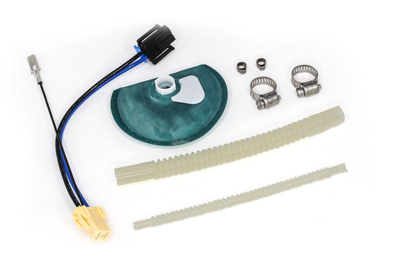 DWK9-1046-DeatschWerks 11-14 Ford Mustang V6/GT DW400 Fuel Pump Set Up Kit-Fuel Pump Fitment Kits-DeatschWerks