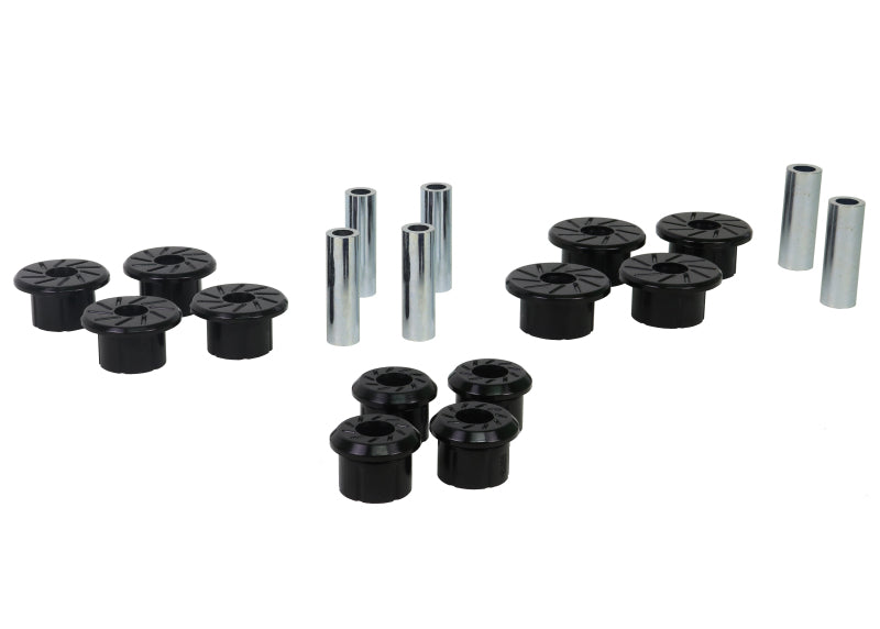 Whiteline-Whiteline 1999-2018 Chevrolet Silverado 1500 Spring - Eye Front/Rear And Shackle Bushing