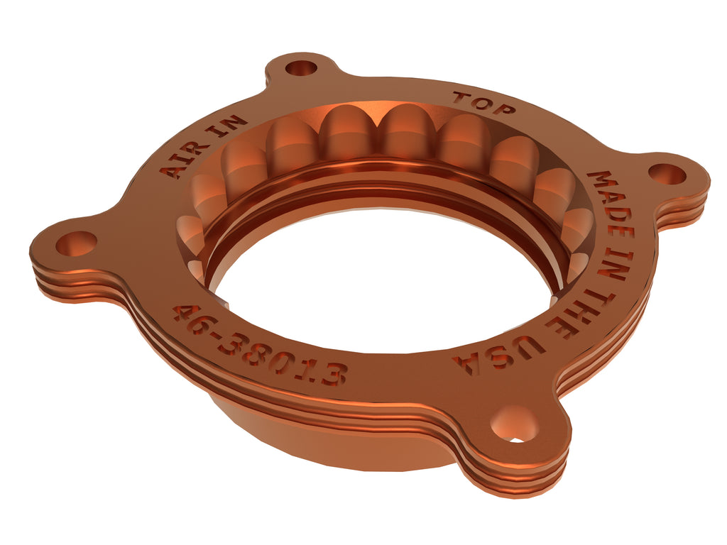 aFe aFe Silver Bullet Throttle Body Spacers TBS 22-23 Toyota GR86 H4-2.4L - Orange