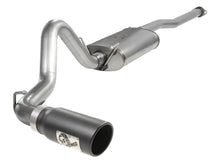 Load image into Gallery viewer, aFe aFe MACHForce XP Exhausts Cat-Back SS-409 EXH CB Toyota Tacoma 05-13 V6-4.0L (Blk Tip)