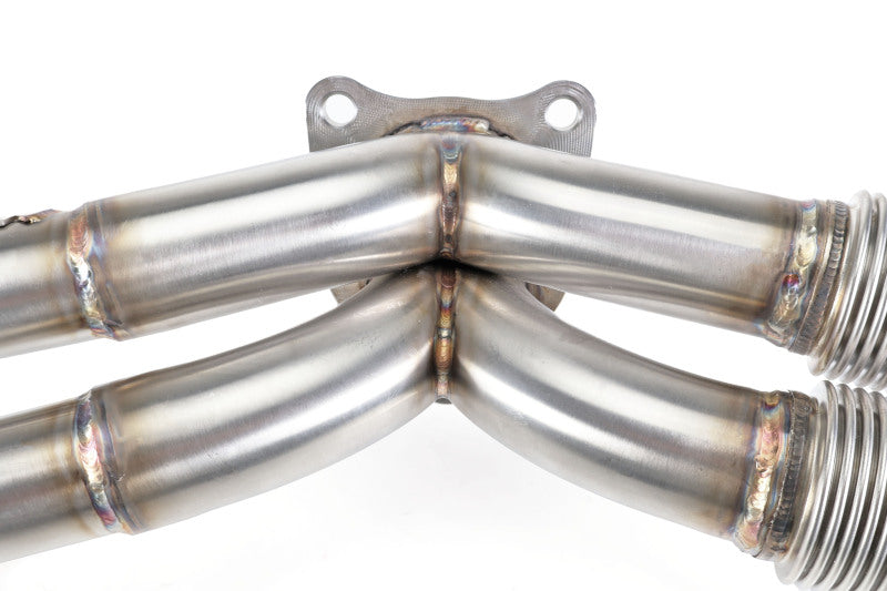 PERPSP-EXT-058-Perrin 22-24 Subaru WRX / 20-24 OBXT & Legacy XT / 19-24 Ascent Equal Length Header - Brushed SS-Headers & Manifolds-Perrin Performance