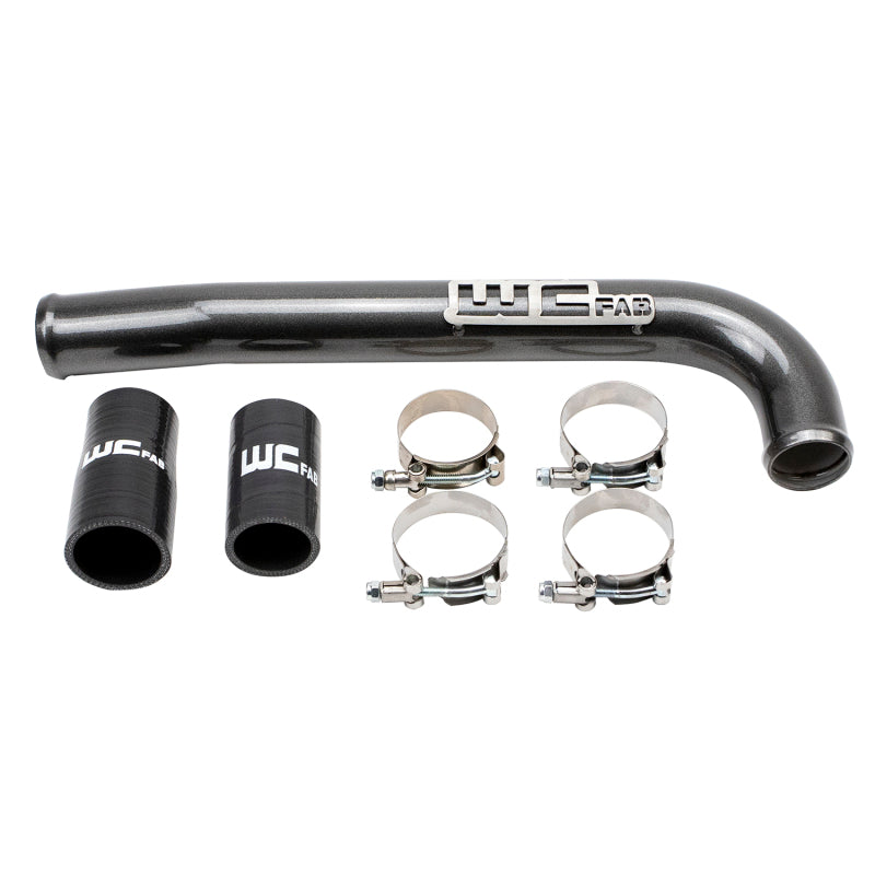 Wehrli 03-09 Dodge 5.9L/6.7L Cummins (Non-Twin CP3) Upper Coolant Pipe - Bengal Red-Radiator Hoses-Wehrli