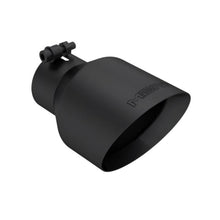 Load image into Gallery viewer, MBRPT5187BLK-MBRP Universal 3in Hex Tip 5in Inlet 8in Length Dual Wall Exhaust Tip - Black Coated-Tips-MBRP