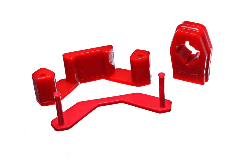 ENG4.1141R-Energy Suspension 2015 Ford Mustang Manual Transmission Shifter Bushing Set - Red-Shifter Bushings-Energy Suspension