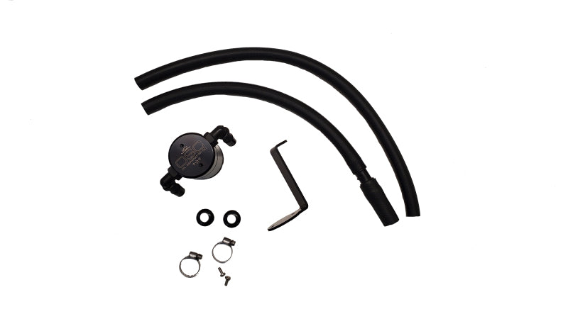 JLT3111D-B-J&L 14-22 Mazda CX5 2.5L Non-turbo Driver Side 3.0 Oil Separator Kit - Black Anodized-Oil Separators-J&L