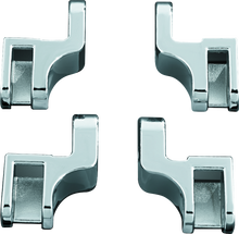 Load image into Gallery viewer, KUR7528-Kuryakyn Driver Floorboard Relocation Brackets For FLST Models Chrome-Footpegs-Kuryakyn