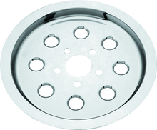 Load image into Gallery viewer, BKC493425-Bikers Choice 84-99 Big Twin Chrome Pulley Cover 65 Tooth-Engine Covers-Bikers Choice