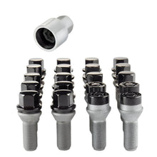 Load image into Gallery viewer, MCG67200BK-McGard 5 Lug Hex Install Kit w/Locks (Cone Seat Bolt) M14X1.5 / 17mm Hex / 28.0mm Shank L. - Black-Wheel Bolts-McGard