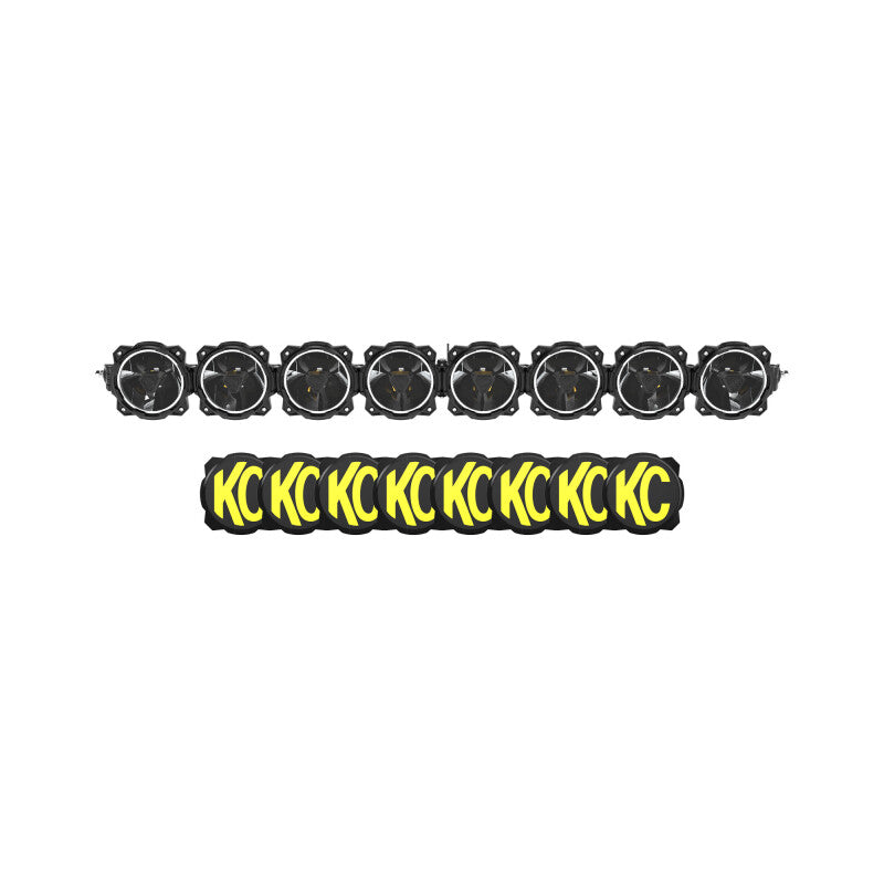 KCL91418-KC HiLiTES Gravity Titan LED Light Bar - 50in. (8-Light)-Light Bars & Cubes-KC HiLiTES