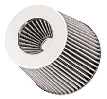 Load image into Gallery viewer, SPE8138-Spectre Adjustable Conical Air Filter 5-1/2in. Tall (Fits 3in. / 3-1/2in. / 4in. Tubes) - White-Air Filters - Universal Fit-Spectre