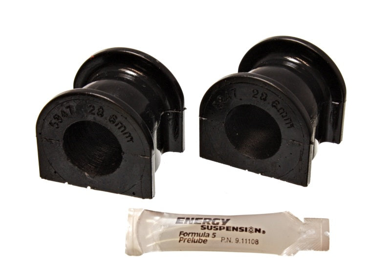 ENG16.5140G-Energy Suspension 00-09 Honda S2000 Black 26.5mm Front Sway Bar Bushing Set-Bushing Kits-Energy Suspension