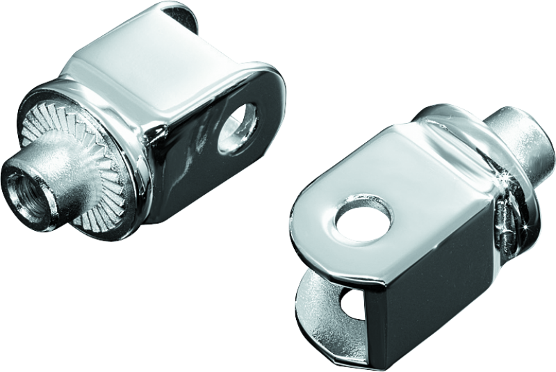 KUR8815-Kuryakyn Splined Peg Adapter Honda Front Chrome-Footpegs-Kuryakyn