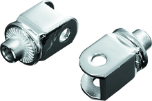 Load image into Gallery viewer, KUR8815-Kuryakyn Splined Peg Adapter Honda Front Chrome-Footpegs-Kuryakyn