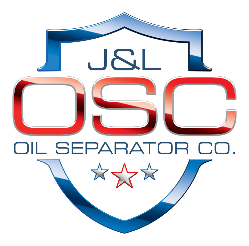 J&L 2019-2023 Ford Ranger 2.3L Driver Side Oil Separator 3.0 - Clear Anodized-Oil Separators-J&L