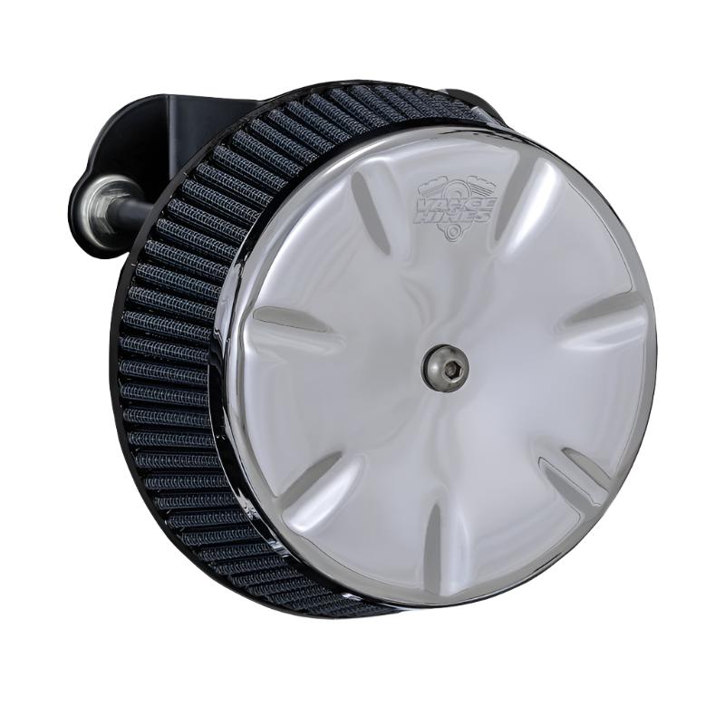 VAH72381-Vance & Hines HD Multi Fit Eliminator Ac Kit Chrome-Short Ram Air Intakes-Vance and Hines