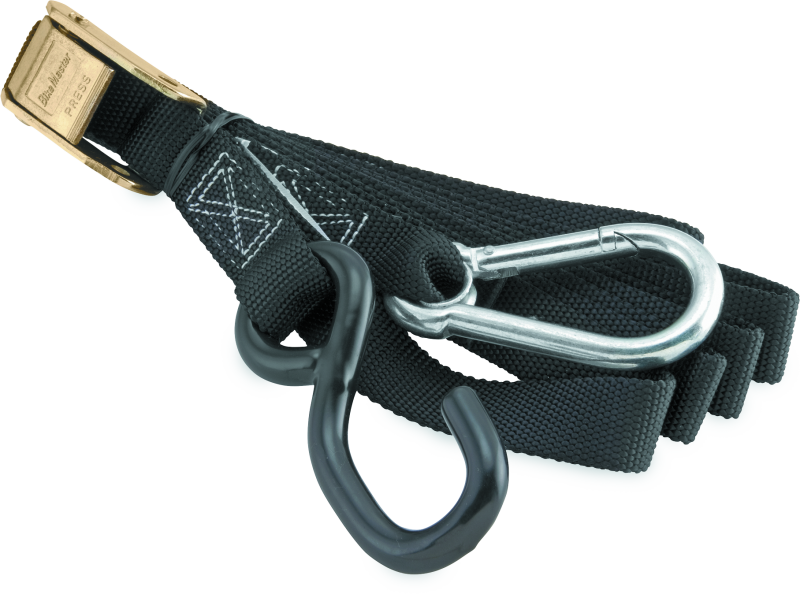 BKM100537-BikeMaster Tiedown Carabiner Softhook - Black-Cargo Tie-Downs-Bike Master