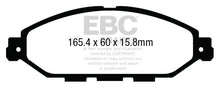 Load image into Gallery viewer, EBCDP43010R-EBC 12-13 Infiniti JX35 3.5 Yellowstuff Front Brake Pads-Brake Pads - Performance-EBC