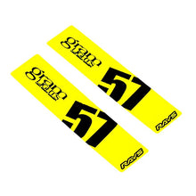 Load image into Gallery viewer, GLSWC57SSTKY-Gram Lights 57DR/57CR Spoke Sticker Luminous Yellow (2 PCS)-Wheel Accessories-Gram Lights