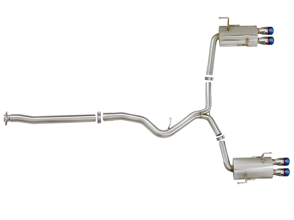aFe aFe Takeda 3in 304 SS Cat-Back Exhaust System 15-18 Subaru WRX/WRX STI H4-2.0/2.5L (t)