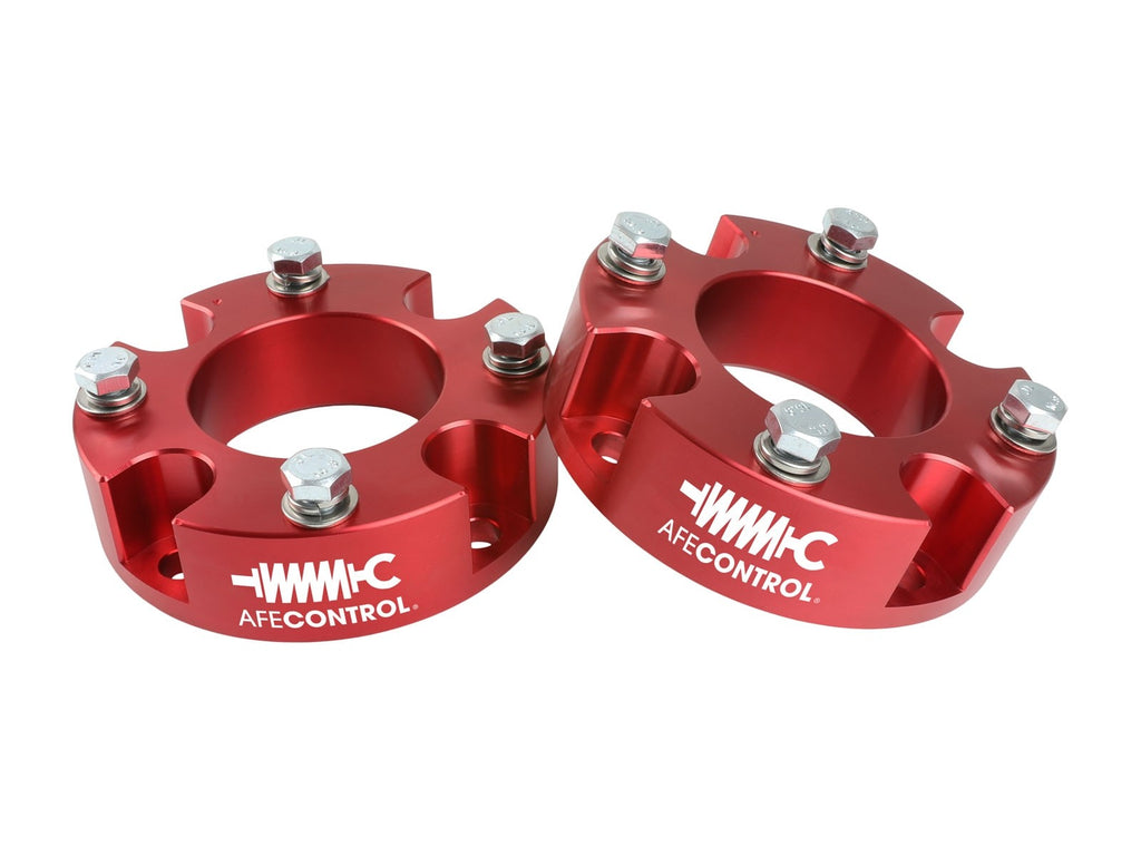 aFe aFe CONTROL 1.875 IN Leveling Kit 22-23 Toyota Tundra - Red