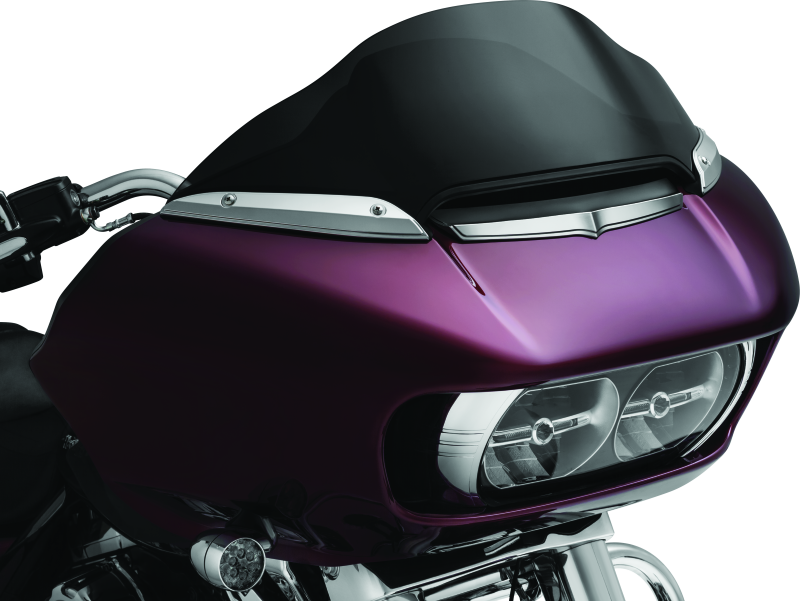 KUR2632-Kuryakyn Windshield Side Trims Chrome-Exterior Trim-Kuryakyn