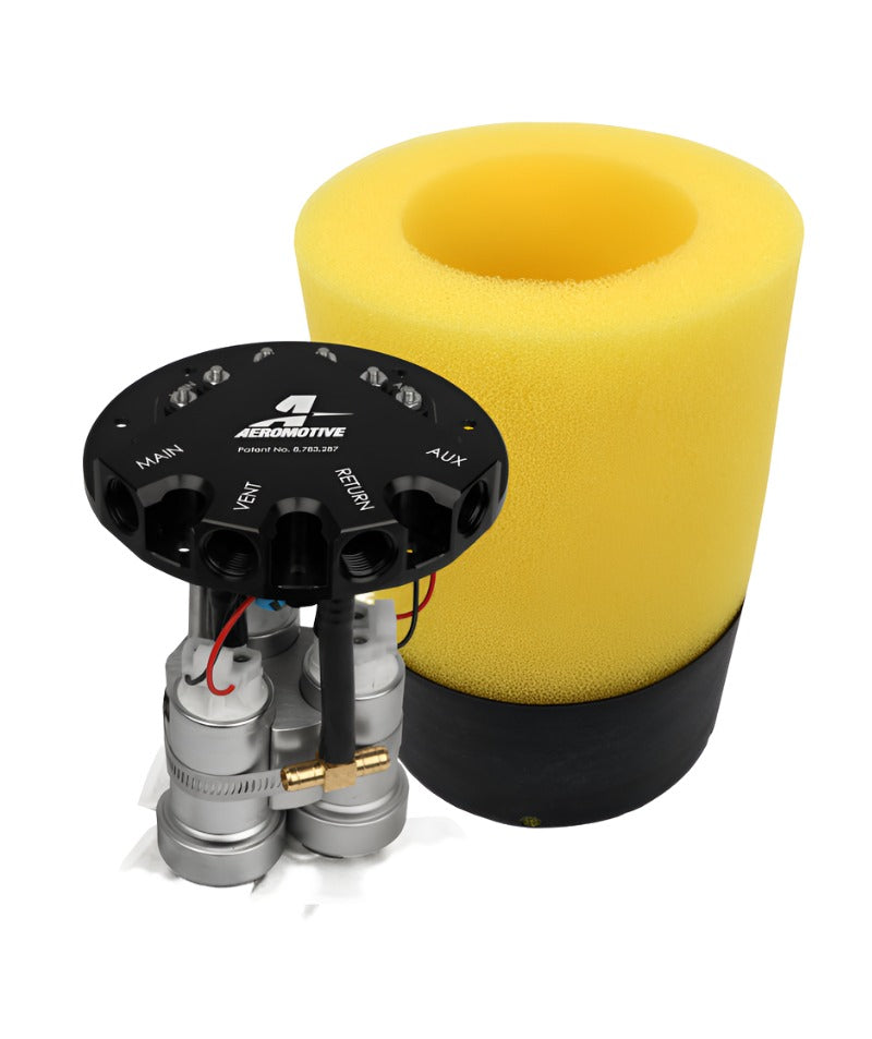 Aeromotive Fuel Pump - Phantom Trifekta Universal In-Tank - 450lph - 6-10in Depth-Fuel Pumps-Aeromotive
