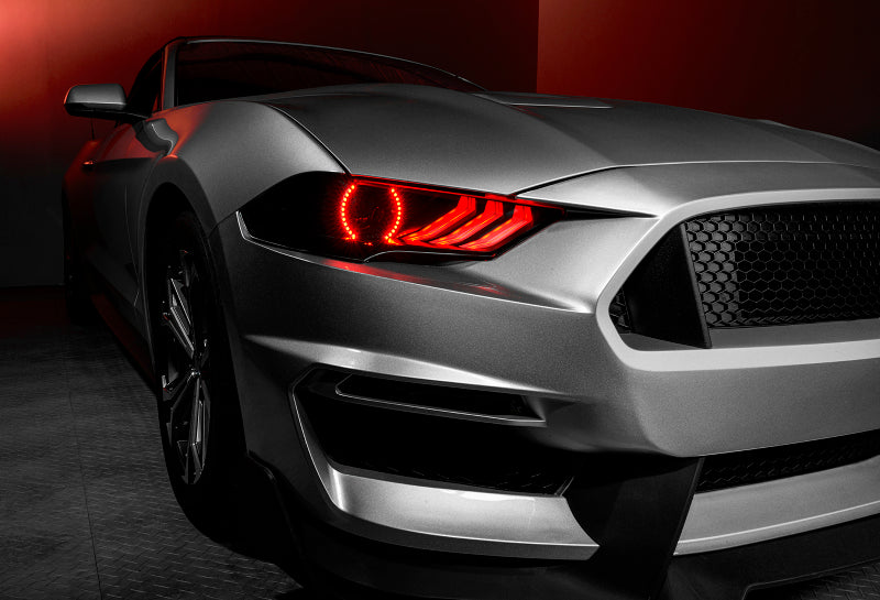 ORL1446-332-Oracle 18-21 Ford Mustang Dynamic DRL w/ Halo Kit & Sequential Turn Signal - ColorSHIFT SEE WARRANTY-Headlights-ORACLE Lighting